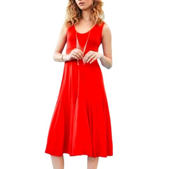Anthropologie Sleeveless Midi Dress - Picture 1 of 15